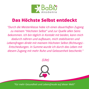 Feedback zur Ausbildung Bewusstseinstraining und Achtsamkeit